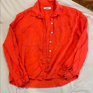 Rachel Zoe Vibrant Red Women's Blouse